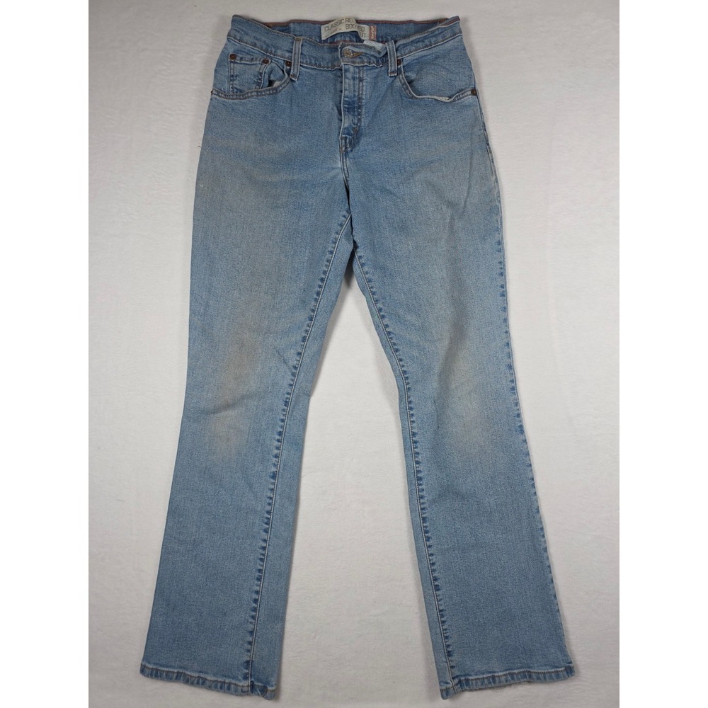 Vintage Levi's Jeans 550 Relaxed Fit Bootcut Light Wash Denim Women's 8M Y2K